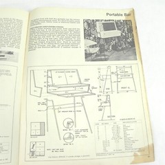 VINTAGE 1960S CRAFTSMAN PLYWOOD HOME STORAGE PLANS BOOK HEAVILY USED