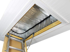 Energy Saving Attic Door Insulation Cover with Easy Access Zipper 25″ x 54