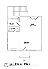 Apartment-Garage-Shop Home Adu plan 24×24