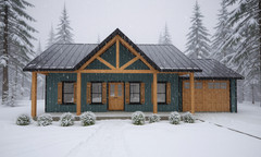Small Farm House – 990 Sqft- 2bed-2 bath-2 car Garage