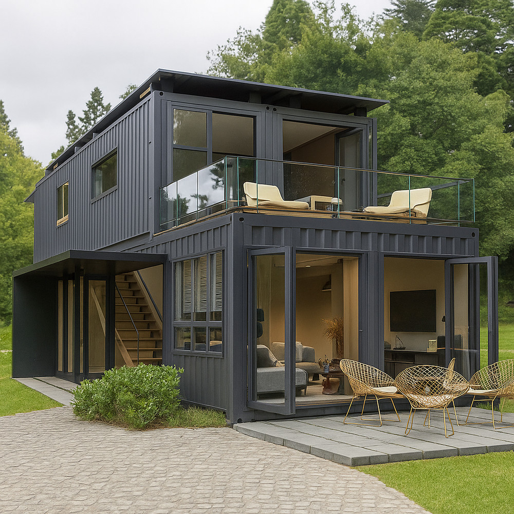 Container house plans – 2 bedrooms – 2 bathrooms – Digital PDF File