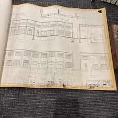 Vtg 1925 AT&SF Santa Fe Building Blueprints Railroad Memorabilia Kansas 165 pgs