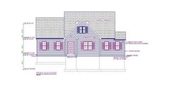Beautiful 2- Story Cape Cod House Plans1987 S.Q F.T.