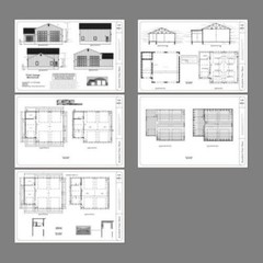 50×40 2-RV Garage — 1,917 sq ft — PDF Floor Plan — Model 2A