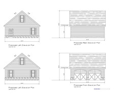 26’X26′- 26’X246 GABLE ROOF 2 CAR GARAGE PLANS GARAGE PLAN 20-2626-GBL-1