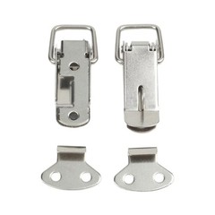 Secure Your Closet with Stainless Steel Spring Loaded Clamps Pack of 4 Latches