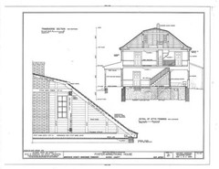 Dutch Colonial gambrel roof house plans, big porch, detail drawings, 4+ bedrooms