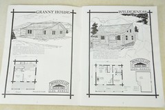 Homestead Log Homes Design Packet Vintage Catalog