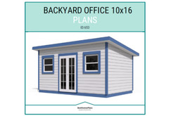 Lot of 14 Garden Shed & Backyard Office DIY Plans and Build Guide | DIY Instruct