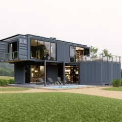 Container house plans – 2 bedrooms – 2 bathrooms – Digital PDF File