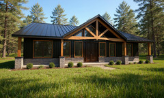 2,080 Sqft (Living) Modern Farm House with – 3 Bedrooms and 2 Baths no Garage