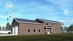 Family Homestead Barndominium Plans – PDF Downloadable Blueprint