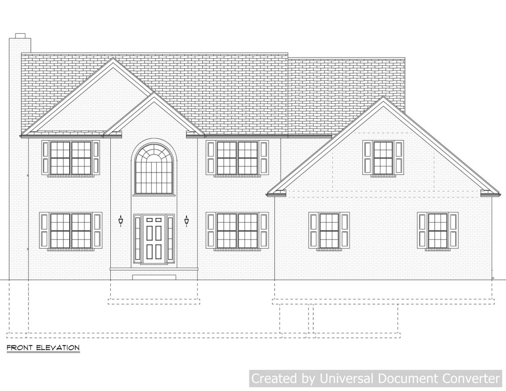 Full Set of two story 4 bedroom house plans 3,131 sq ft