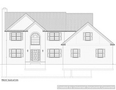 Full Set of two story 4 bedroom house plans 3,131 sq ft