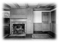 Cape Cod Colonial House Plans, single story w/ attic bedrooms, home plan prints
