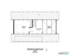 24′ x 36′ Modern A-Frame Cabin Architectural Plans Blueprint PDF Download