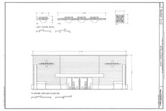 Frank Lloyd Wright Prairie Style home, architectural drawings, Coonley House