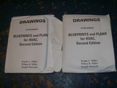 Lot of 220 Bank Blue Prints and HVAC System Prints