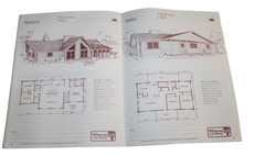 Vintage Wilderness Log Homes Plan Book Catalog 52 Cabin Floor Plans House Design