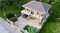38×30 House Design Plan 11.5×9 Meter with 3 Bedrooms Full PDF (A4 Hard Copy)
