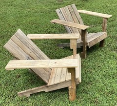 Repurposed Wood Adirondack Chairs Building Plans