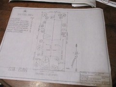 MODIFIED A-FRAME CABIN PLANS HAND-DRAWN ARCH COPIES 1400 SQ FT . HOBBY ROOM.