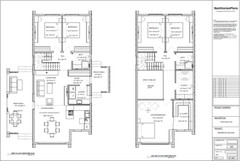 40’x52′ 2-Story, 4 Bed, 3-Bath Cozy Barnhouse Architectural Plans PDF Download.