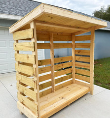 DIY Small Firewood Shed Plan – Step-by-Step Build Guide Beginer level – ft/in