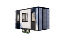 Generic Wood Construction Tiny Mobile Home Building Plans – 15’9″” x 7’10″” – 12