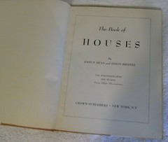1946 The Book of Houses Photographs Plans HCDJ Architecture Dean Breines RARE