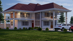 MODERN 5 BEDROOM VILLA PLAN