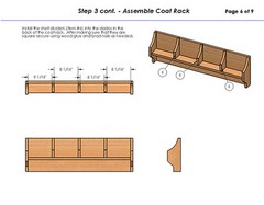 Hanging Shelf with Coat Rack 001 Building Paper Plans/Instructions (Plans Only)