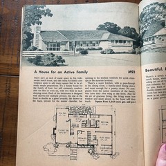 Vintage MCM Mid Century Home House Plans Book Catalog 52 Plans For 1952