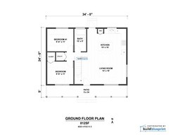 Large Adirondack Cabin w/ Loft Architectural & Construction Plans – PDF Download