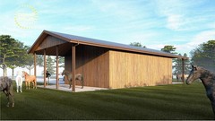 Wooden Warehouse Agricultural Building Plans – PDF Downloadable Blueprint