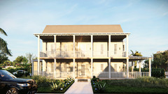 Generic Detailed Farmhouse Plans 42′ x 28′ 3 Bedrooms, 3 Baths, Wood Const.