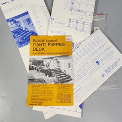 National Plan Service DIY Build Yourself Design 6 Blueprint Lot Home Improvement
