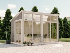 10×14 Garden Greenhouse Construction Plan, Modern Pool Shed Blueprints
