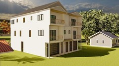40’x55′ Duplex Plans: 4304 Sqft, 2 Units w/Garages, Elevators & Balconies