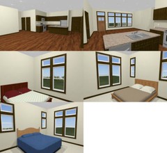 46×30 House — 3 Bedroom 2 Bath — PDF Floor Plan — 1,338 sq ft — Model 2C