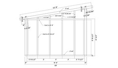 10×10 Lean to Shed Plans (A4 Printed Plans will send to your home)