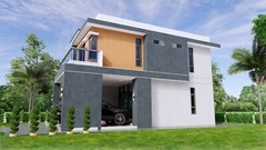 25×38 Feet House Plans 3D 4 Beds 7.5×11.7 Meter Full PDF Plans (A4 Hard Copy)