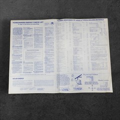 Vintage 1979 Matern Design 965 Blueprints 11-Page Solar Energy Edition Rare