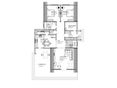 41’x66’ 4 Bedroom, 3 Baths Modern A-Frame Cabin Architecture Plans PDF Download.