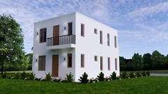 20×30 Duplex House Plan 6×9 Meter 2 Beds 1 Bath Each Floor PDF & A4 Hard Copy