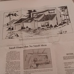 HOUSE OF THE WEEK STUDY PLAN. VINTAGE AP NEWSFEATURES, ARCHITECT DESIGNED HOUSES