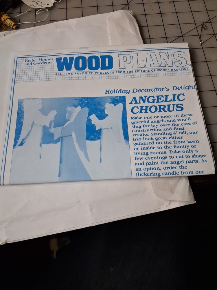 BETTER HOMES AND GARDENS WOOD PLANS ANGELIC CHORUS CUTOUT