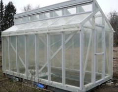 8′ x 10′ Framed Greenhouse Plans / GARDEN HOUSE Detailed Building Drawings