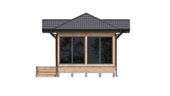 25×18 Backyard Office / Bar / Tiny House Architectural Build Plans PDF Download