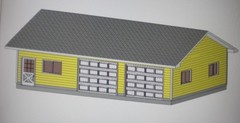 PERMIT READY 24′ X 36′ GARAGE PLAN DRAWN TO SCALE BLUEPRINTS AND MATERIALS LIST